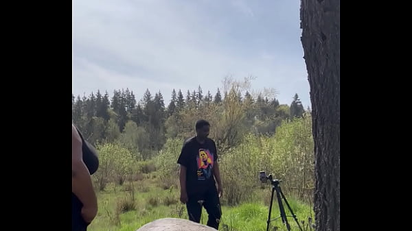 Sexy chubby bbw Remi getting bbc on top of a giant rock